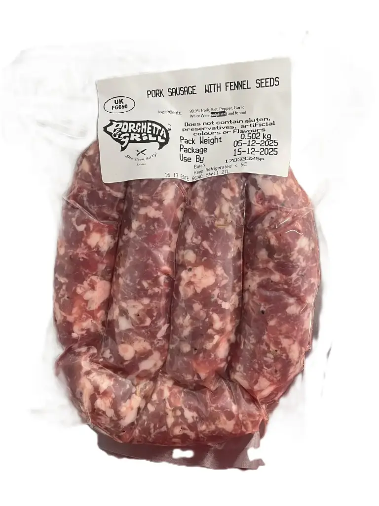 SALSICCIA AL FINOCCHIO FENNEL SAUSAGE (FROZEN)