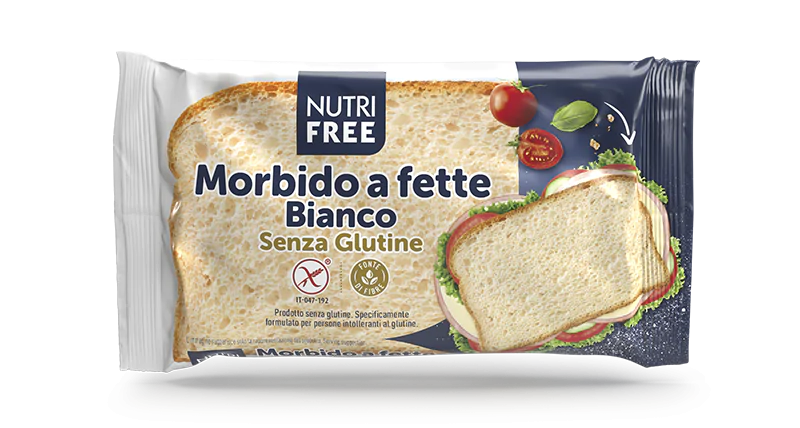 PANE MORBIDO FETTE BIANCO NUTRIFREE 12PZX65GR