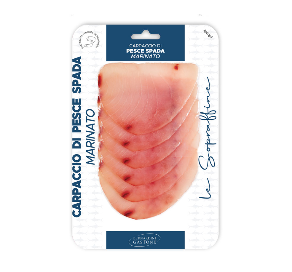 CARPACCIO DI PESCE SPADA 100GR