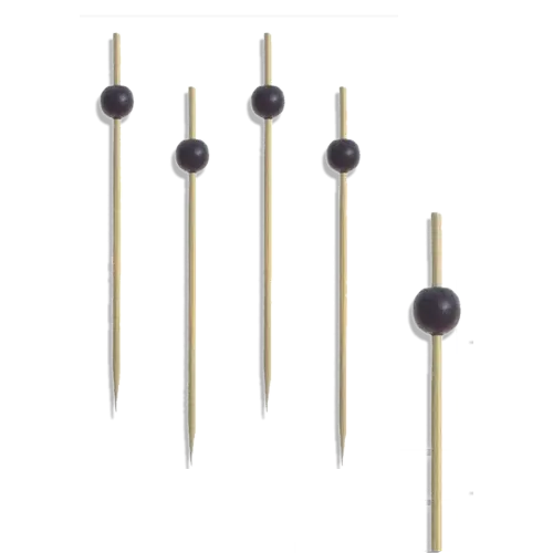 BACCHETTE BLACK PEARL250X12,5cm cocktail bamboo sticks