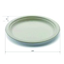PIATTO TONDO IN POLPA 23CM 50PZ(SDG)