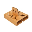 PORTABICCHIERE CESTINO AVANA (4) 3CONFX100PZ(SDG)